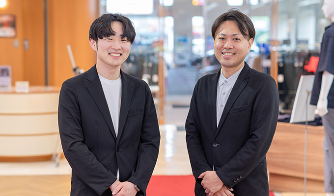 商品開発者として、パジャマスーツのさらなる飛躍を目指す二人