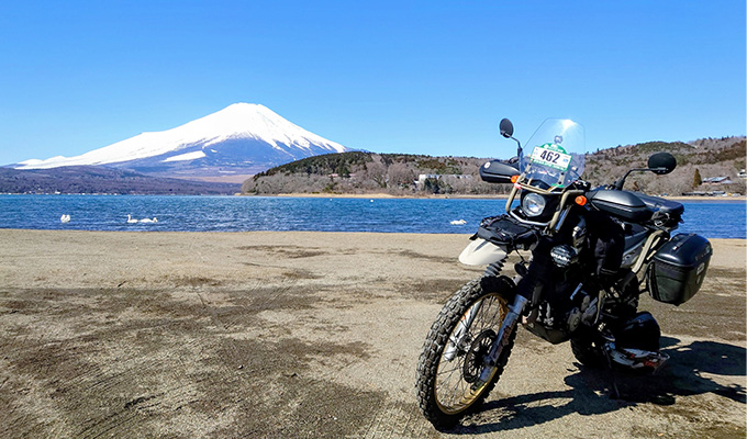 旅先の景色と愛車の撮影を楽しむライダーも多いそうです(写真提供:Oさん)。